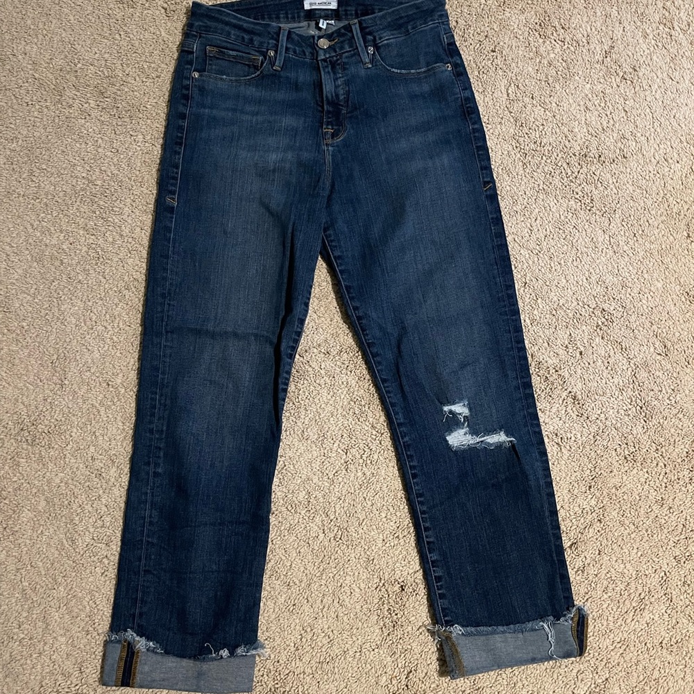 Good American Good Straight Jean, size 28/6